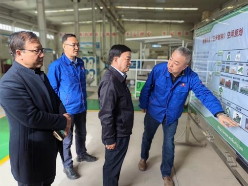 敦煌種業(yè)黨委書記、董事長劉興斌等到奧凱種機(jī)、慶和農(nóng)業(yè)公司洽談交流