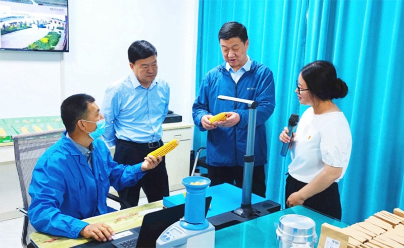 甘肅省地方金融監(jiān)管局、甘肅證監(jiān)局領(lǐng)導(dǎo)蒞臨敦煌種業(yè)調(diào)研指導(dǎo)